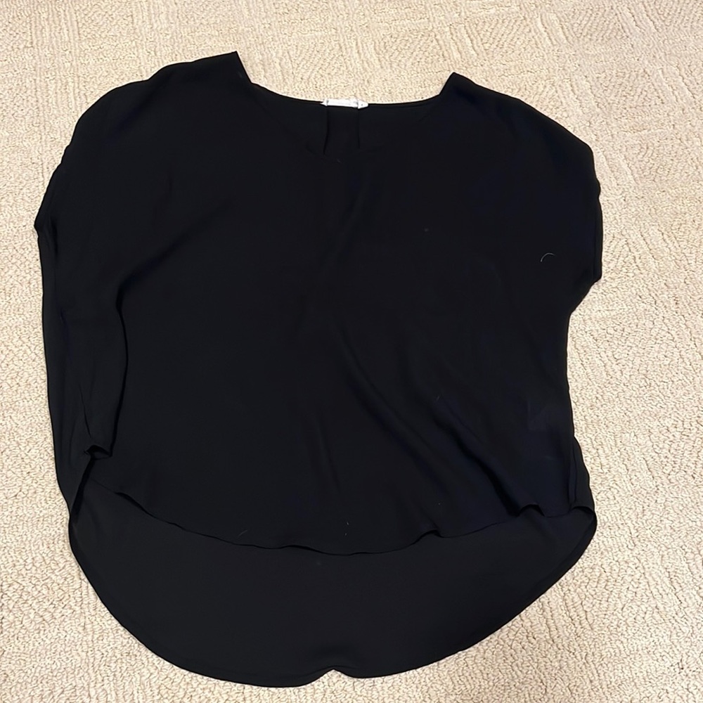 High-low Crepe Top
